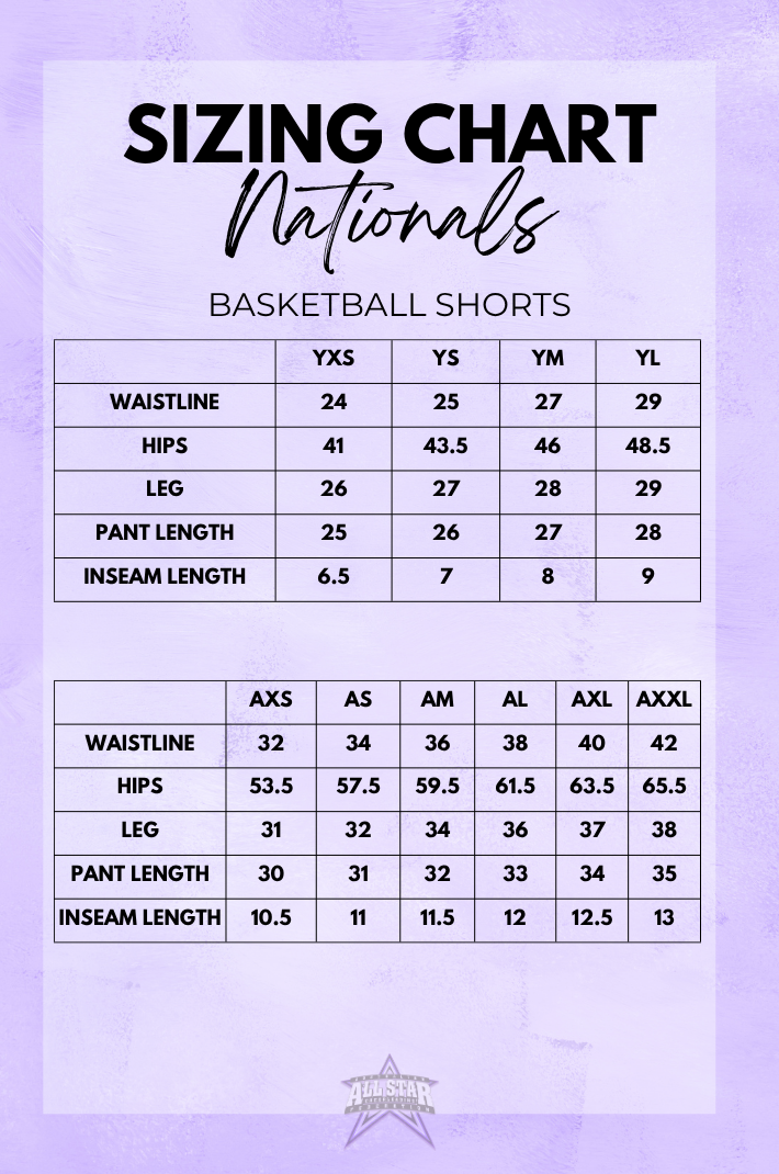 Nationals REVERSIBLE Basketball Shorts