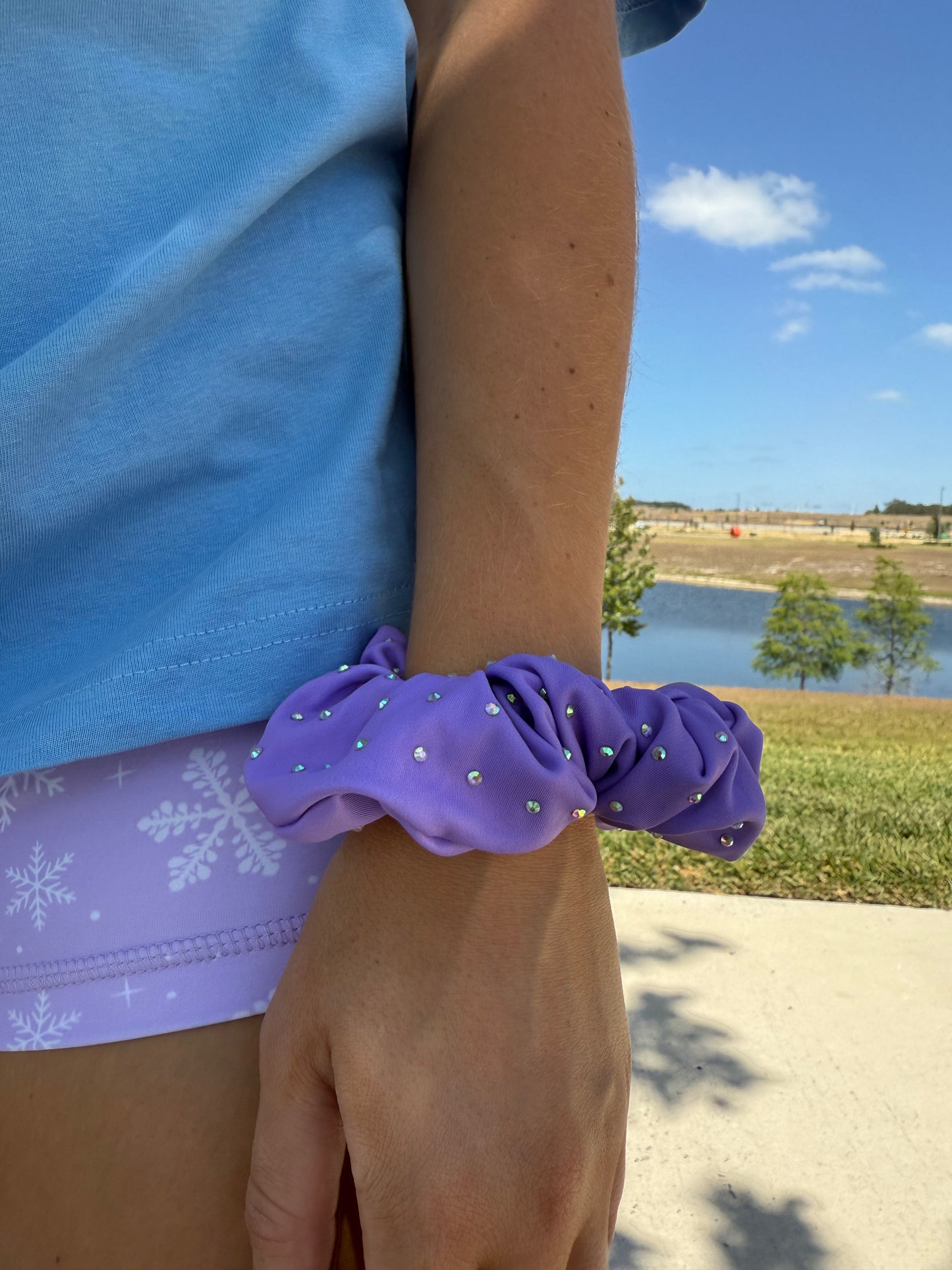 2025 Winterfest Rhinestone Scrunchie