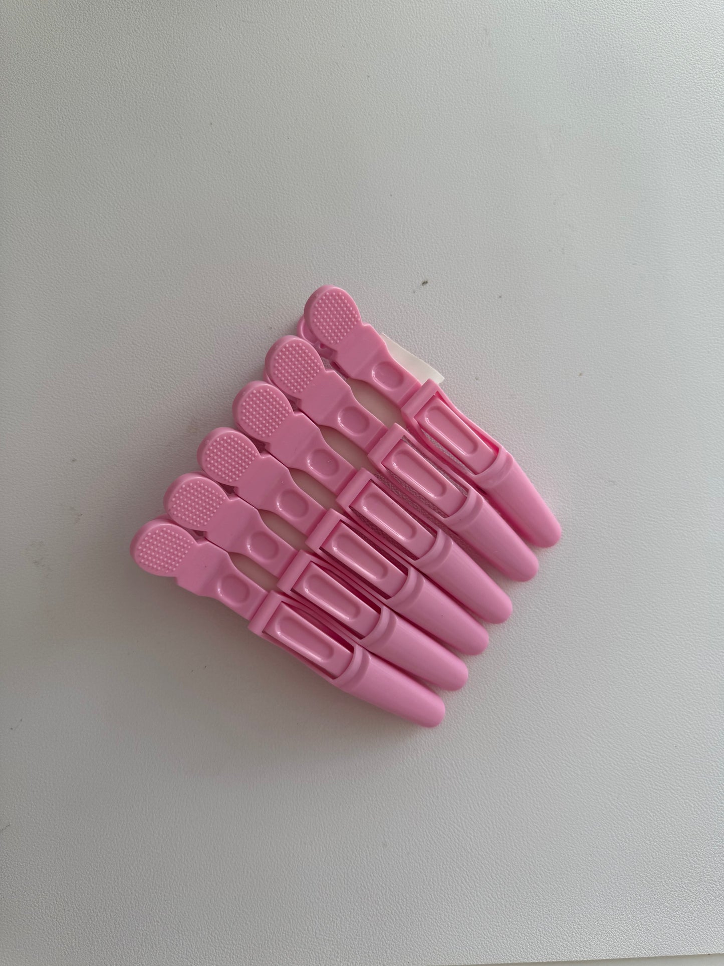 Pink Hair Styling Clips
