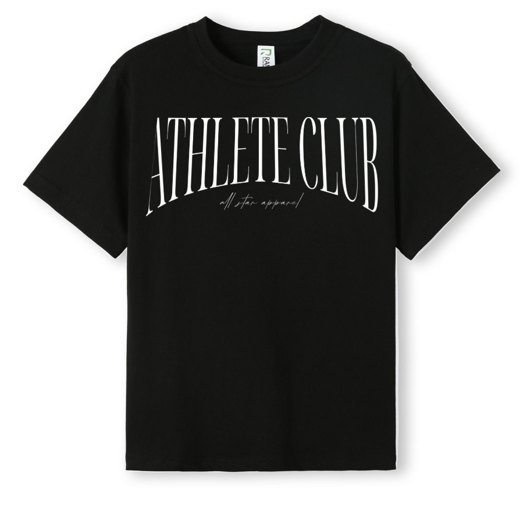 Athlete Club Tee Black ASA