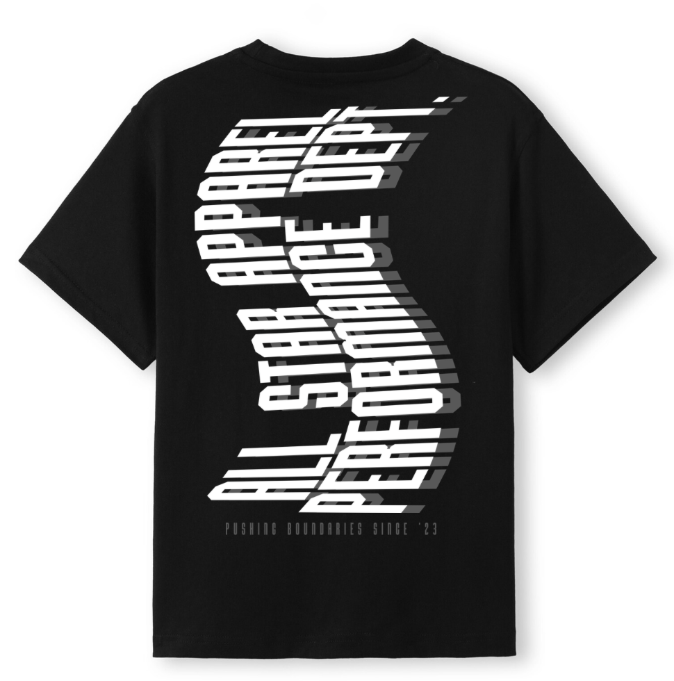 ASA Performance Department Tee Black Wave