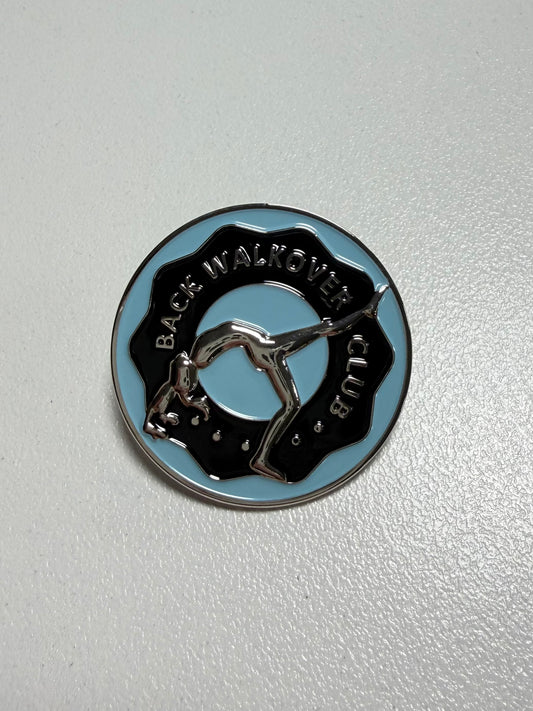 Back Walkover Club Pin