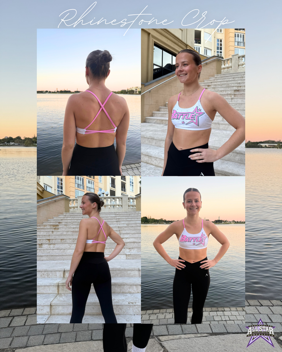 Rhinestone Battle Crop 2025