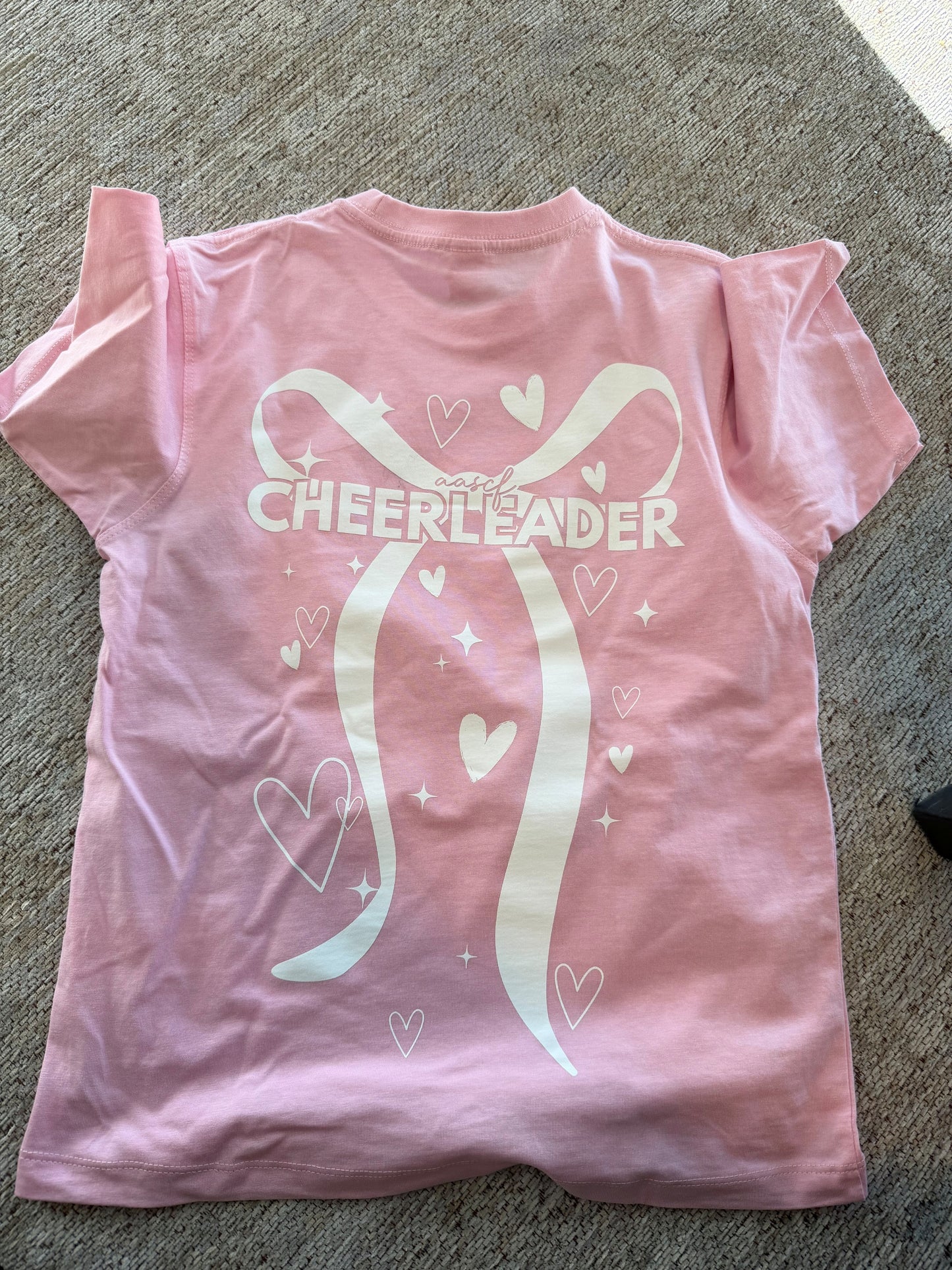 Cheerleader bow tee