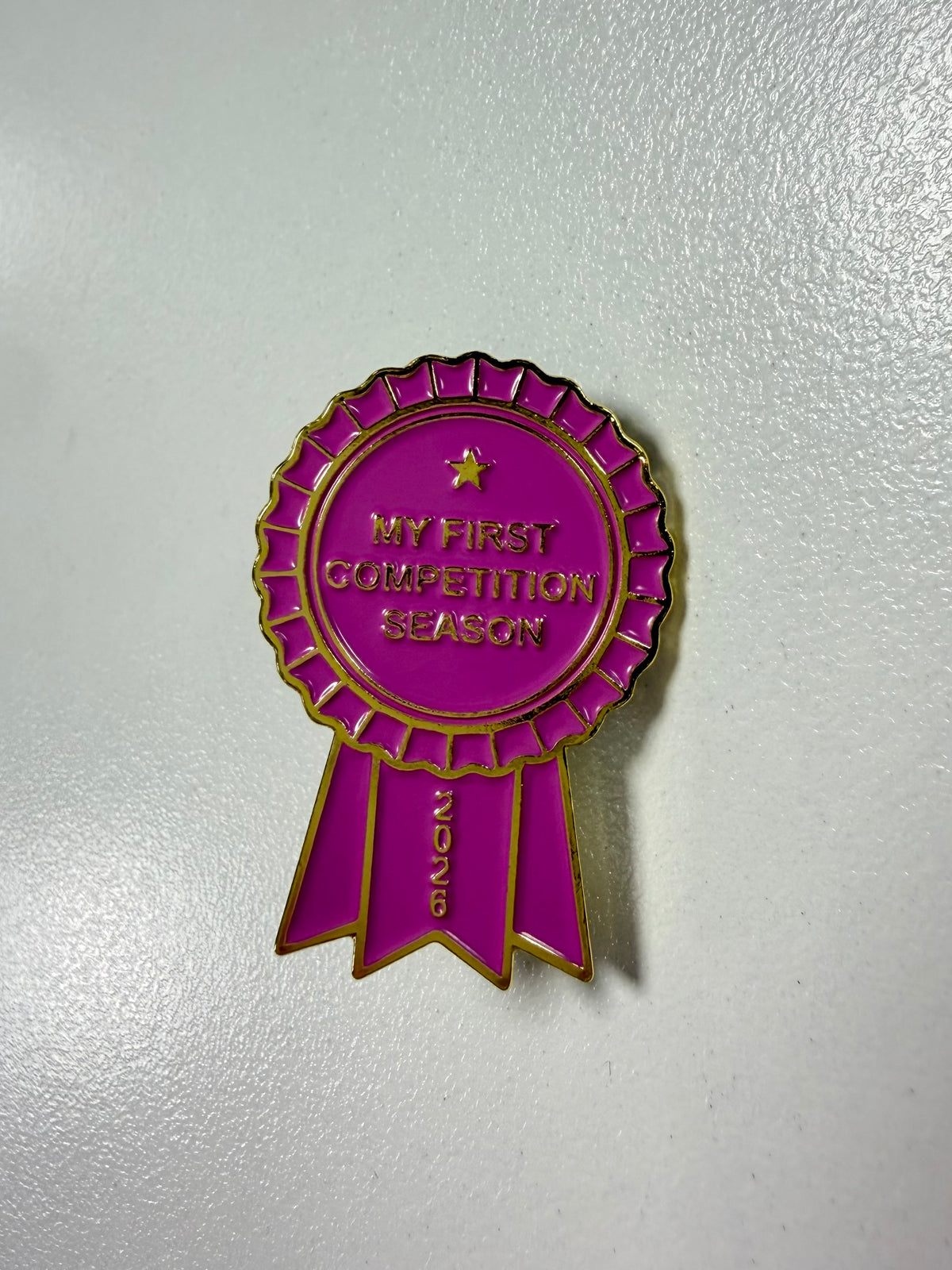 My First Competition Season Pin