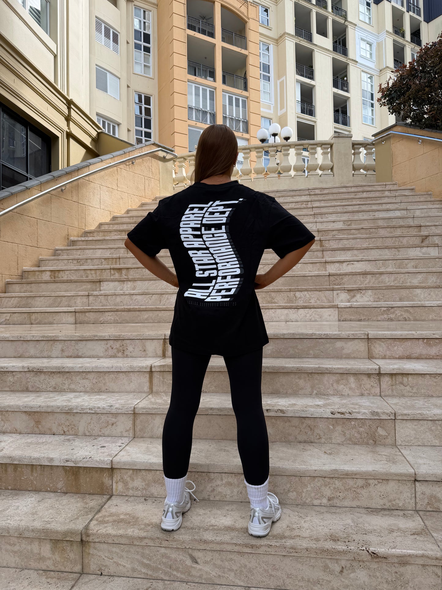 ASA Performance Department Tee Black Wave