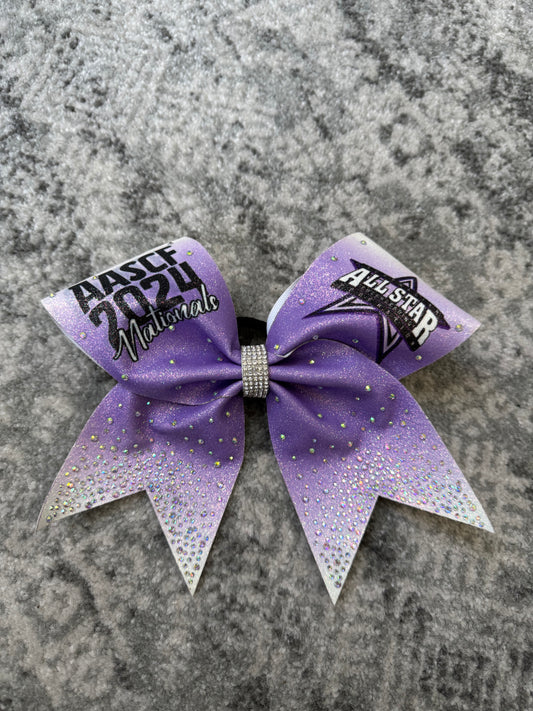 2024 Nationals Bow - Purple & White