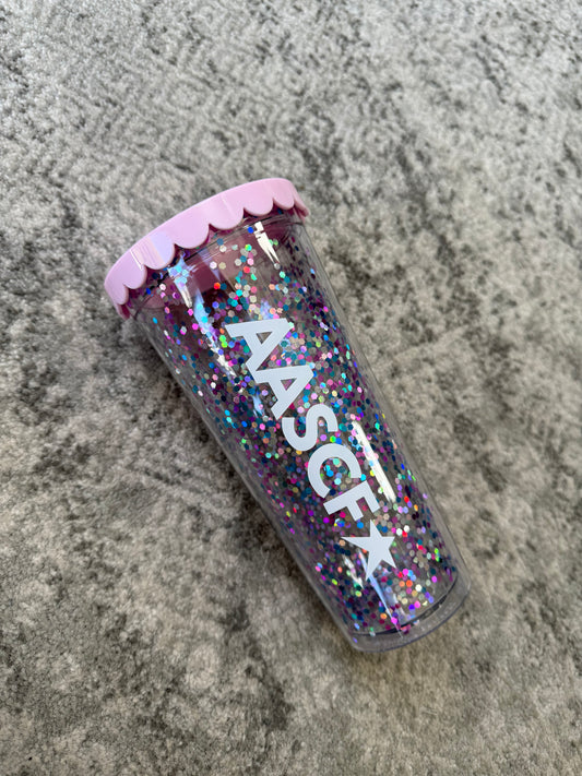 AASCF Glitter Tumbler Pink