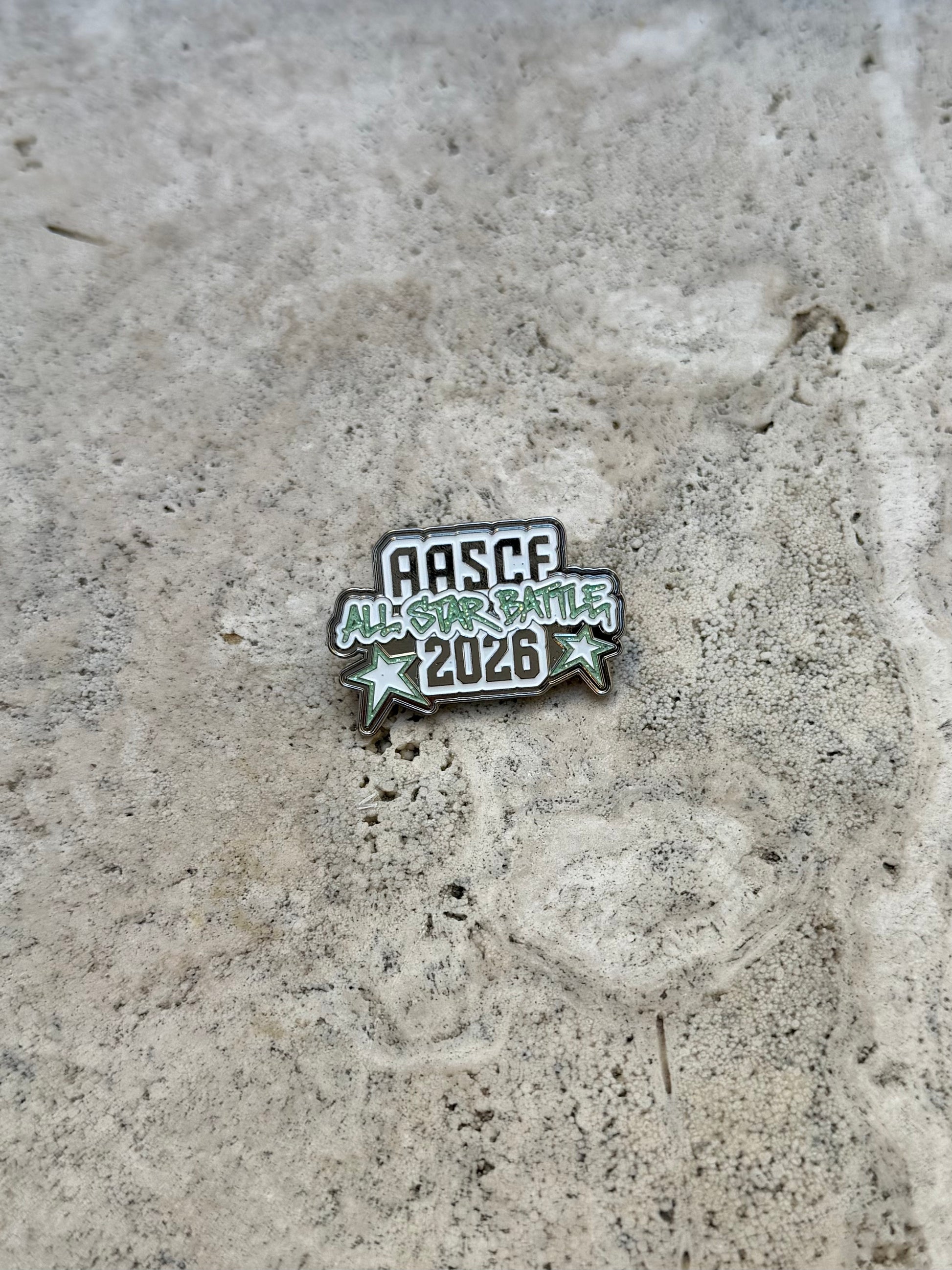 Aaskf Merch Battle Pin 2026 – AASCF