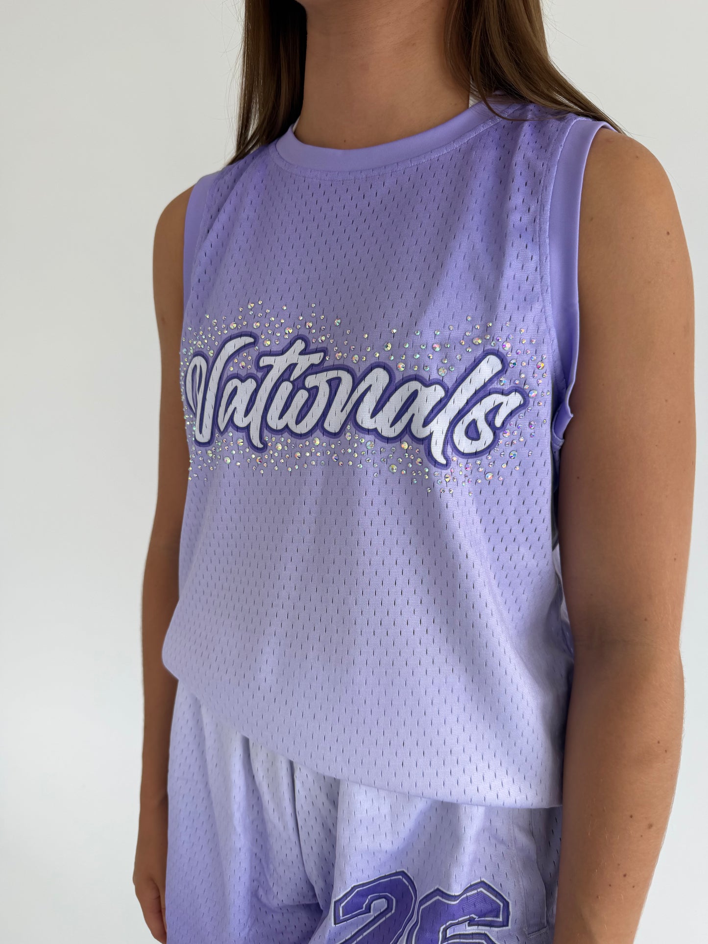 2026 Nationals Rhinestoned Basketball Jersey