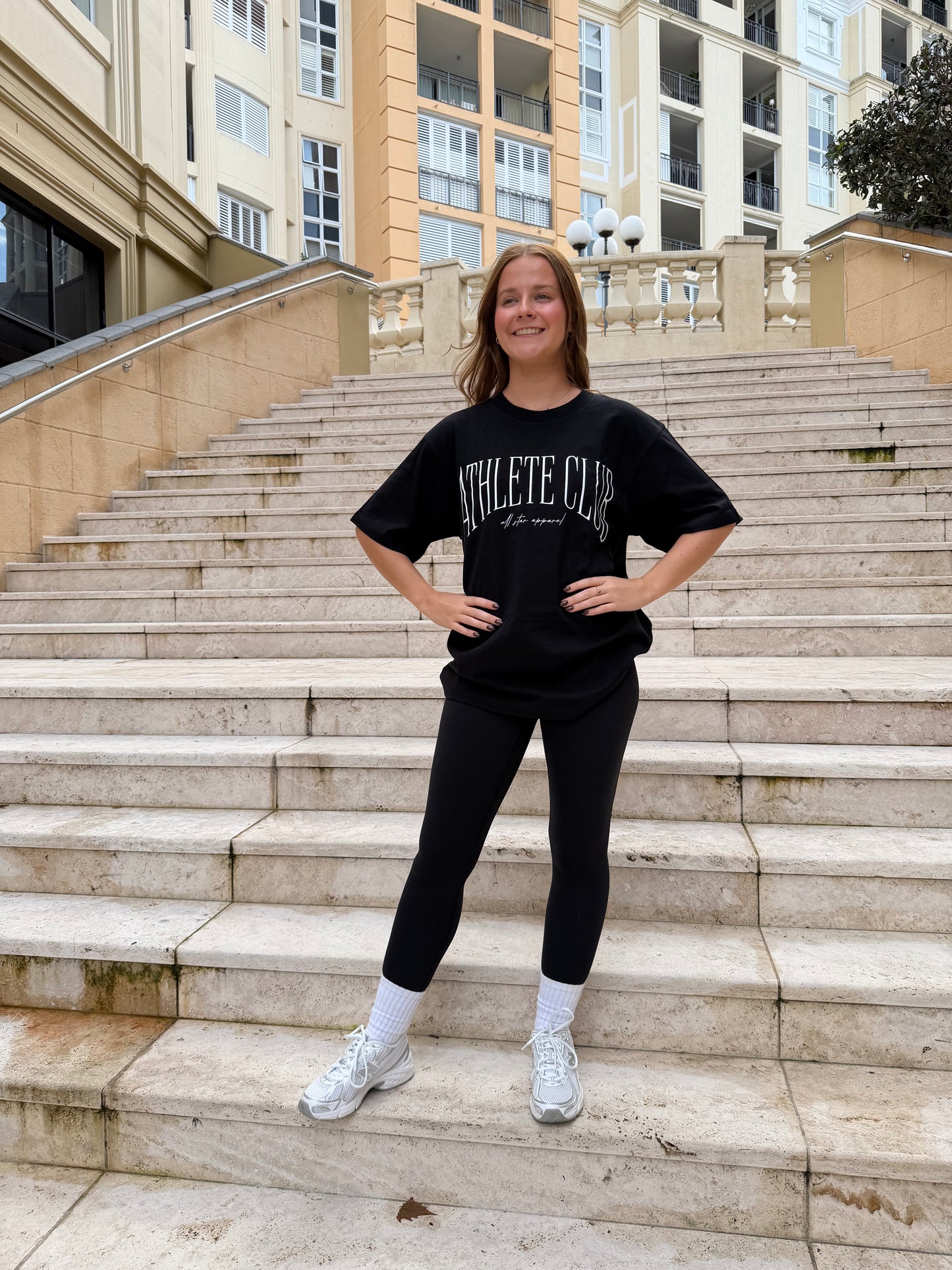 Athlete Club Tee Black ASA