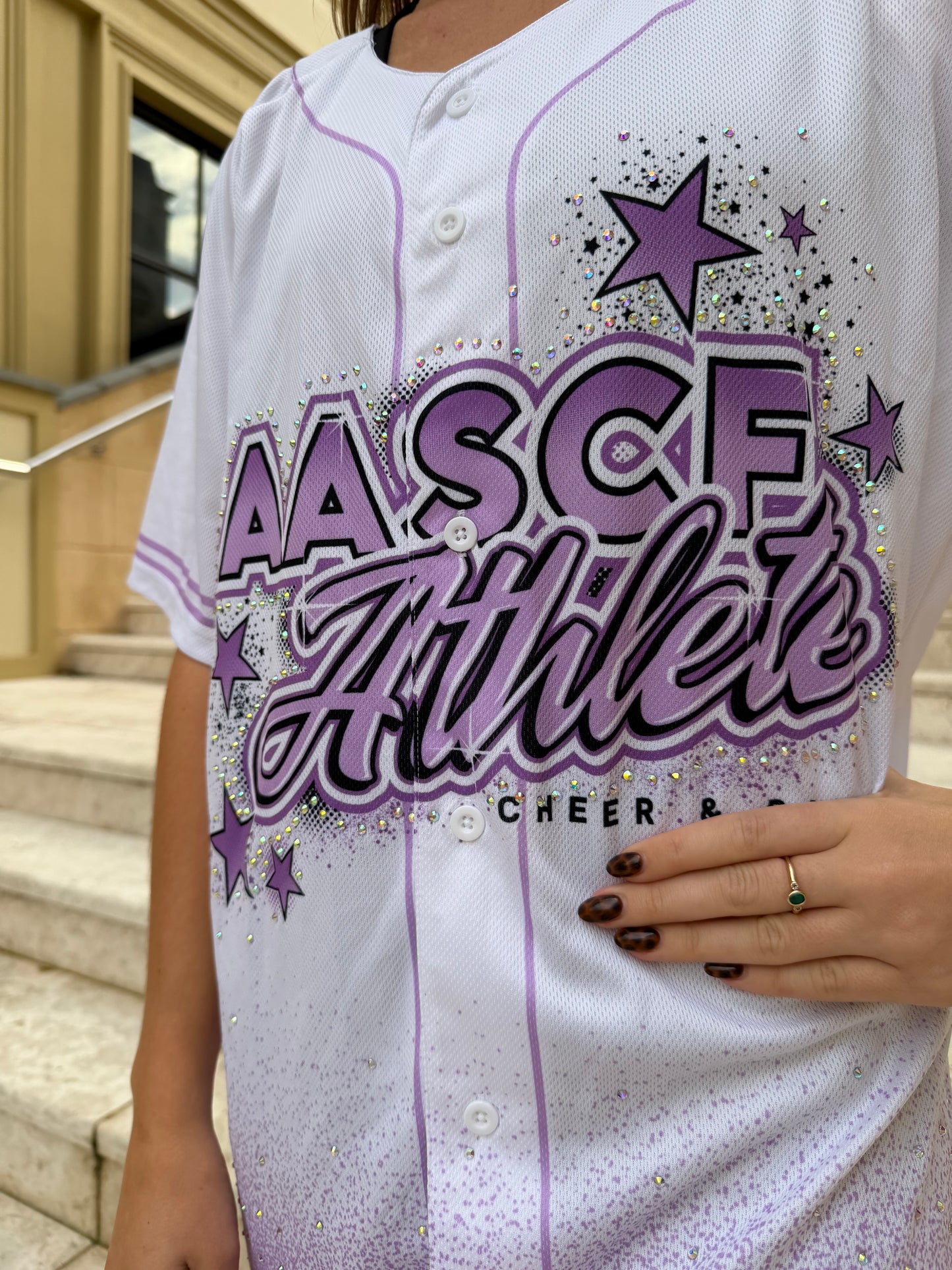 2025 Rhinestone Summer Baseball Jersey