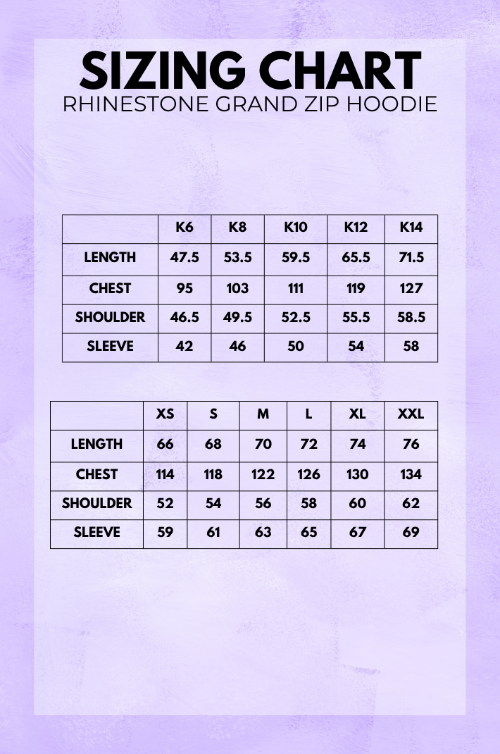 Rhinestone Grand Champion Zip Hoodie